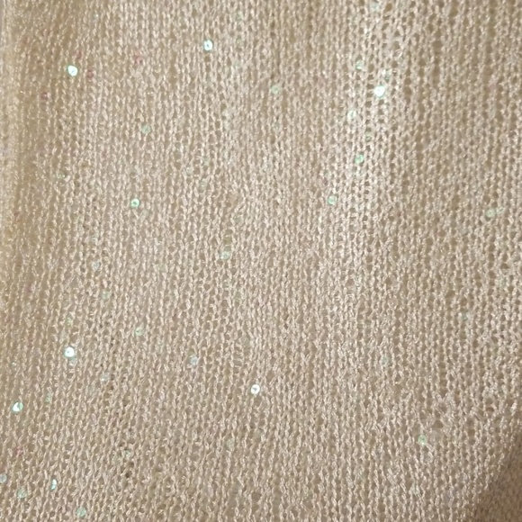 Gorgeous, cream and sequin top!! - Picture 2 of 3